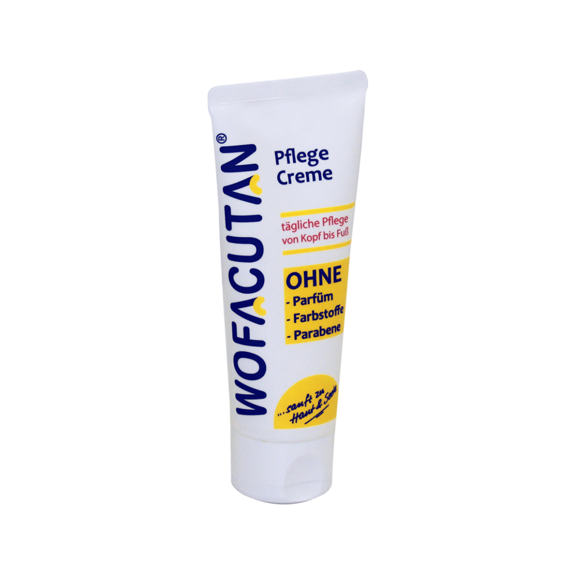 Wofacutan® Pflegecreme beanspruchte Haut